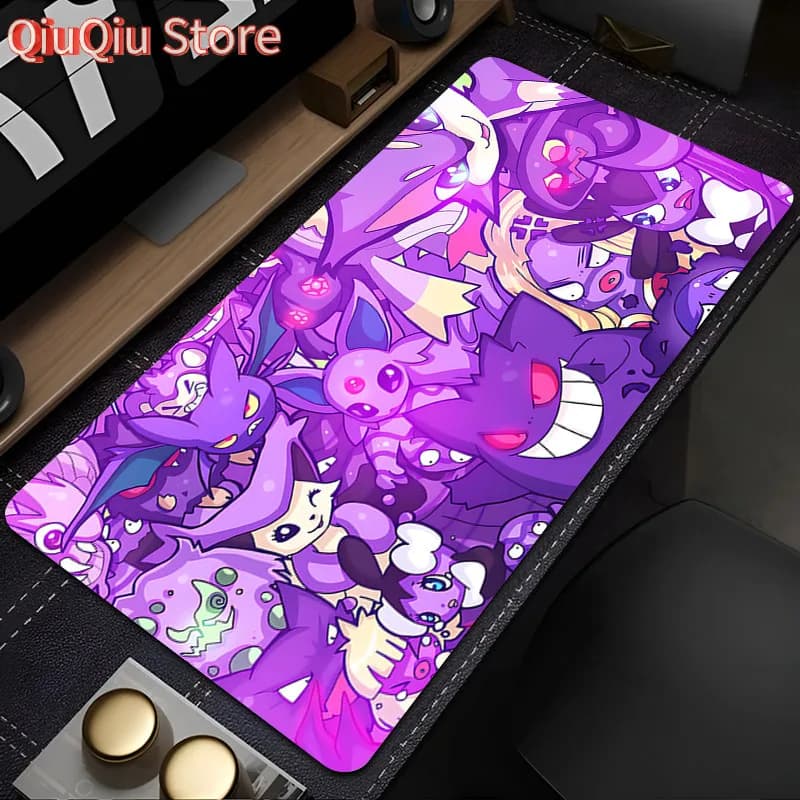 Piplup & Friends Tappetino per mouse da gioco esteso, impermeabile, antiscivolo