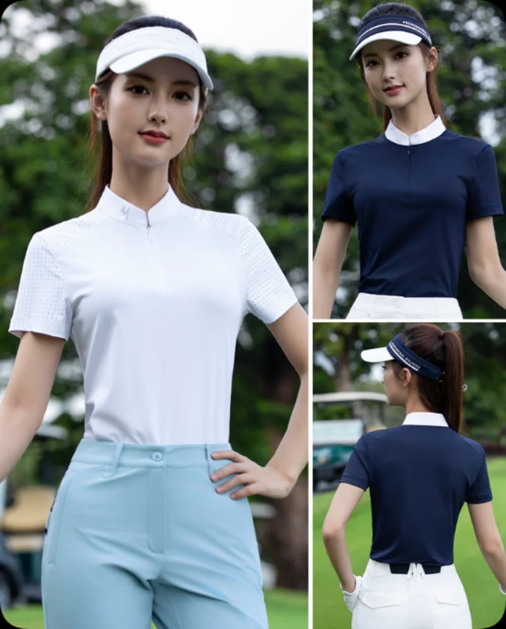 PGM YF888 T-shirt da golf da donna Primavera/Estate Abbigliamento sportivo leggero e traspirante