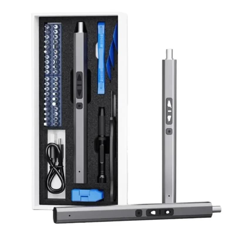 Electric Screwdriver Set Rechargeable 12 in 1 and 50 in 1, Telephone and Computer Repair Tools, Wireless Trapane Tips Rechargeable