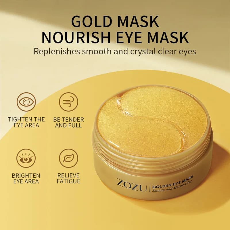 60 pieces of golden collagen avocado moisturizing mask for eyes moisturizing removal of smooth eyes skin care