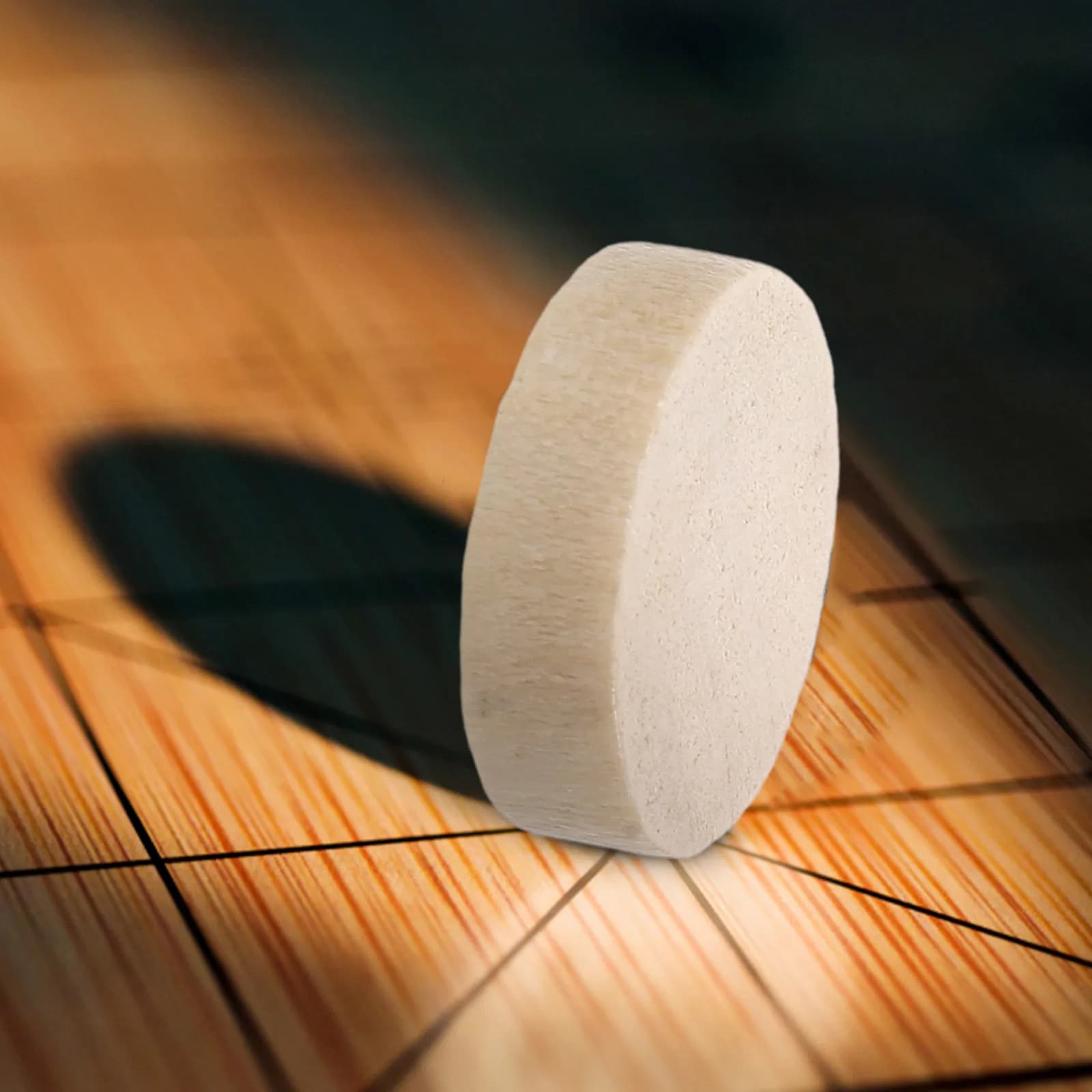 Set di 30 Pezzi in Legno per Dama, Scacchi e Backgammon, Accessori per Giochi da Tavolo, Superficie Lucida