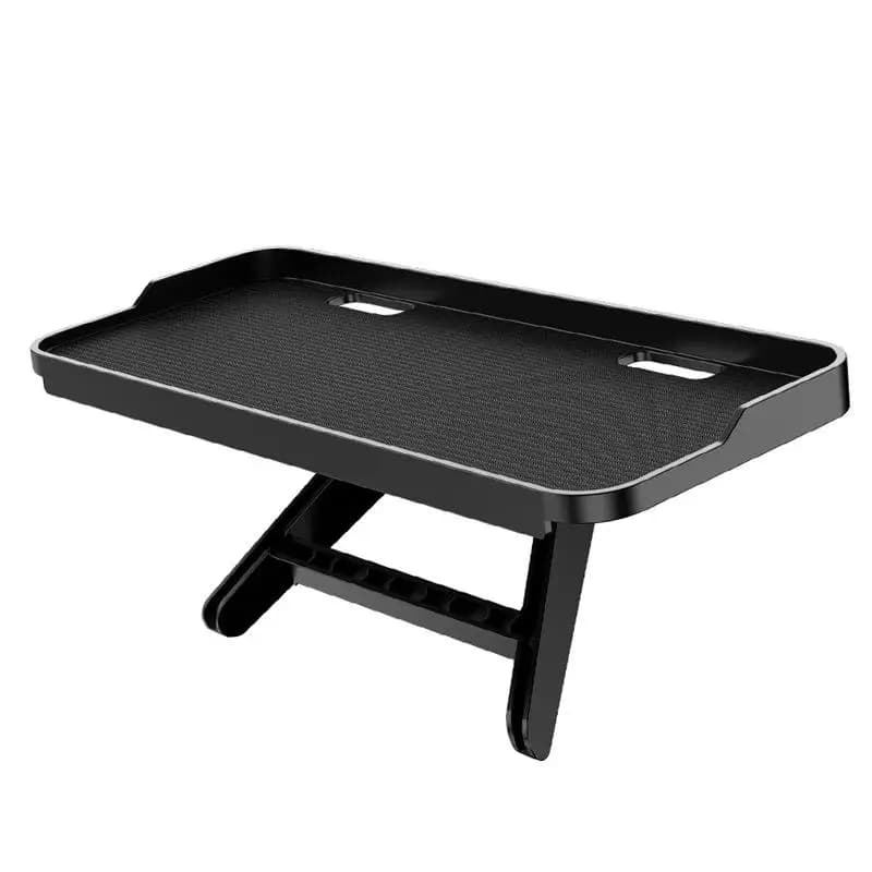 Desk holder Adjustable and Foldable for TV Screen, Upper shelf for Monitor, Router, Set-Top Box, Black/White