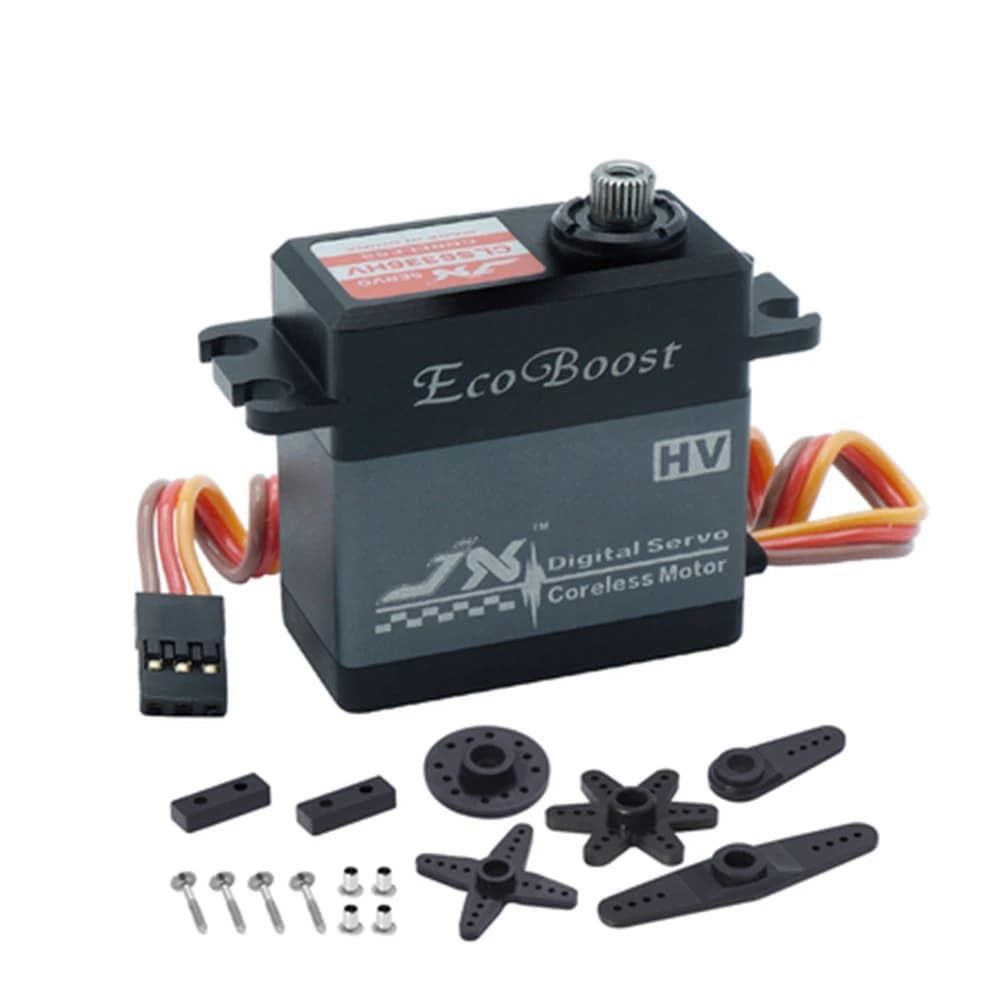 JX Ecoboost CLS6336HV 36KG Coppia elevata 180 gradi CNC Servo coreless digitale per modelli RC Auto elicotteri