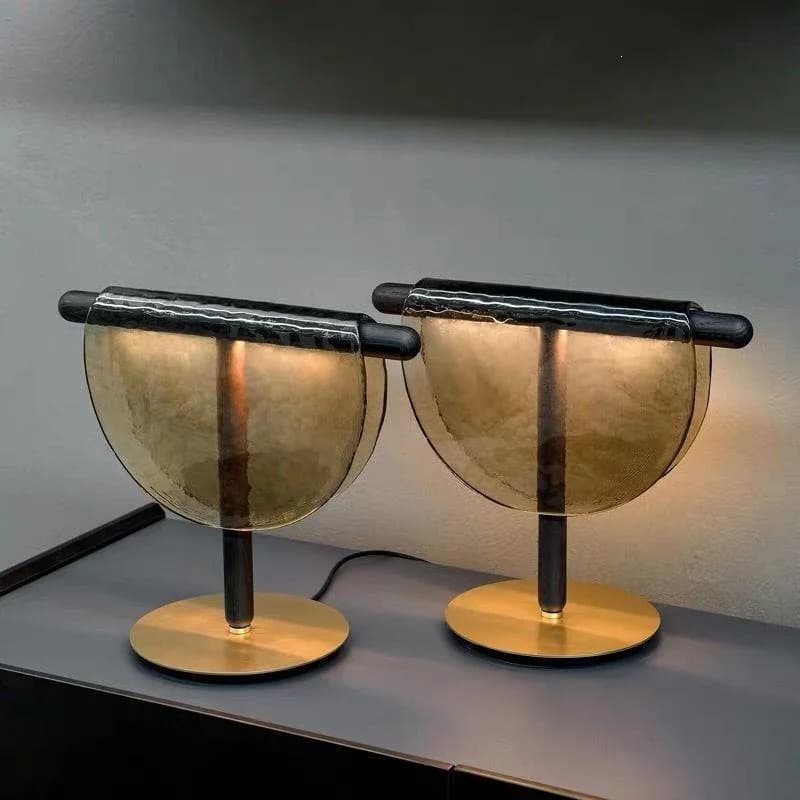 Modern Creative Glass Pattern Living Room Bedroom Bedhead Nordic Minimalist Homestay Art Desk Lamp