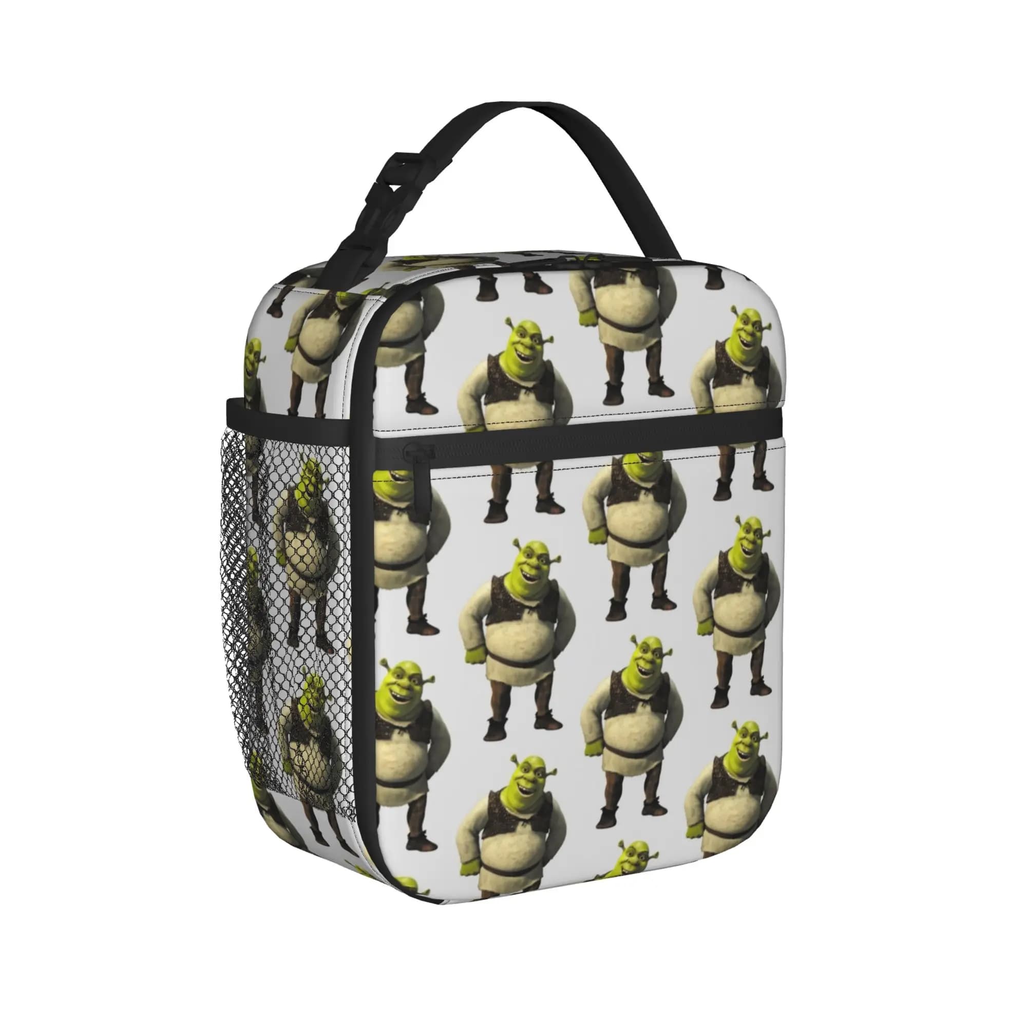 Borsa termica per il pranzo con meme di Shreks divertenti, per ufficio, borsa portatile per contenitori per alimenti, borsa termica per il pranzo