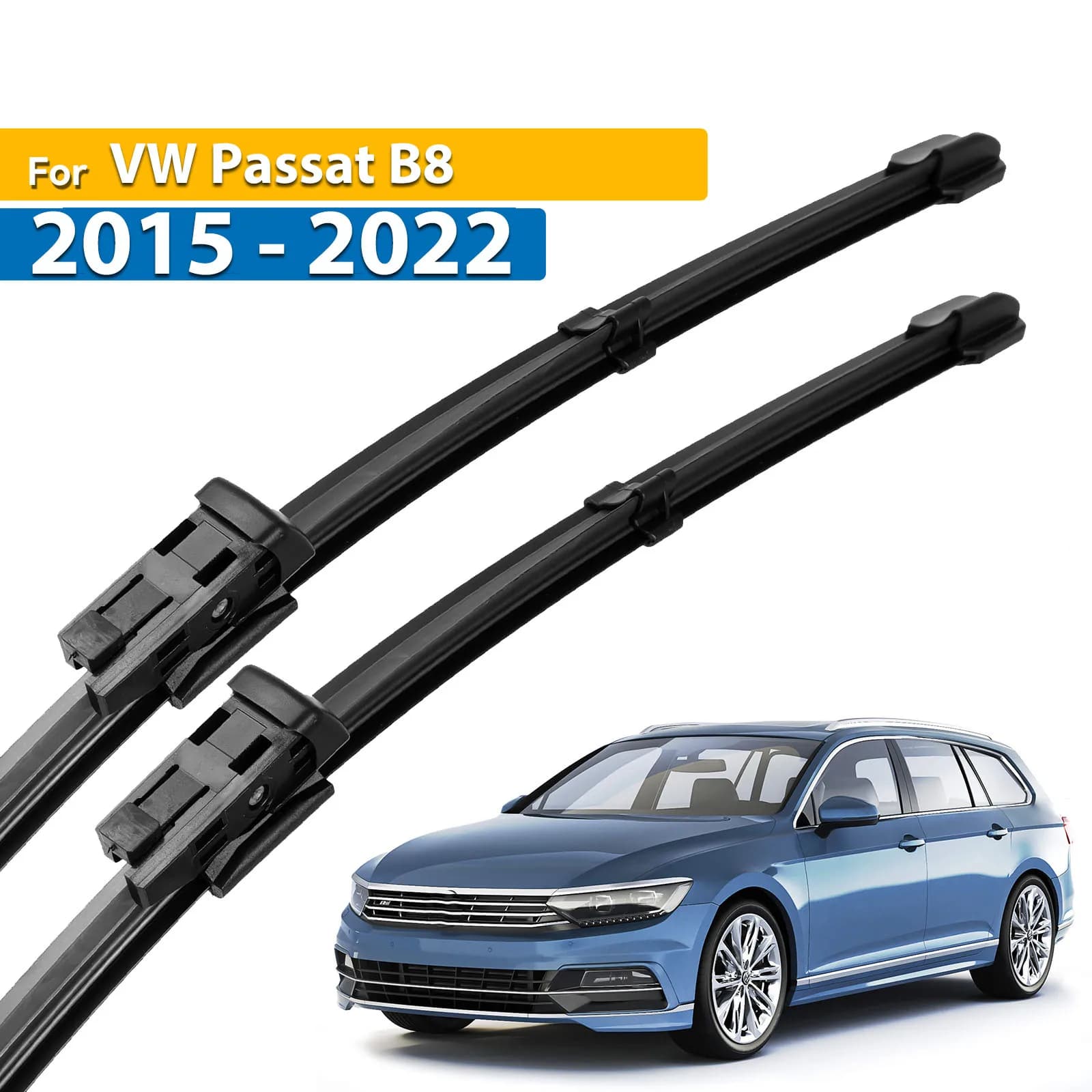 Erick's LHD wiper blades Front wiper for VW Passat B8 2015 - 2022 Windscreen Window Pulit Auto Rain Brush 26 "+ 18"