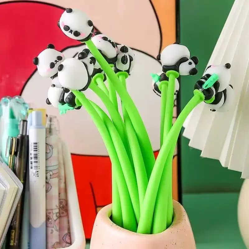 Penna Gel Panda Carina Creativa Kawaii, Articoli di Cancelleria per Studenti, Forniture per Ufficio e Scuola dall'Aspetto Accattivante, Ideale per Firme, Vendita all'Ingrosso
