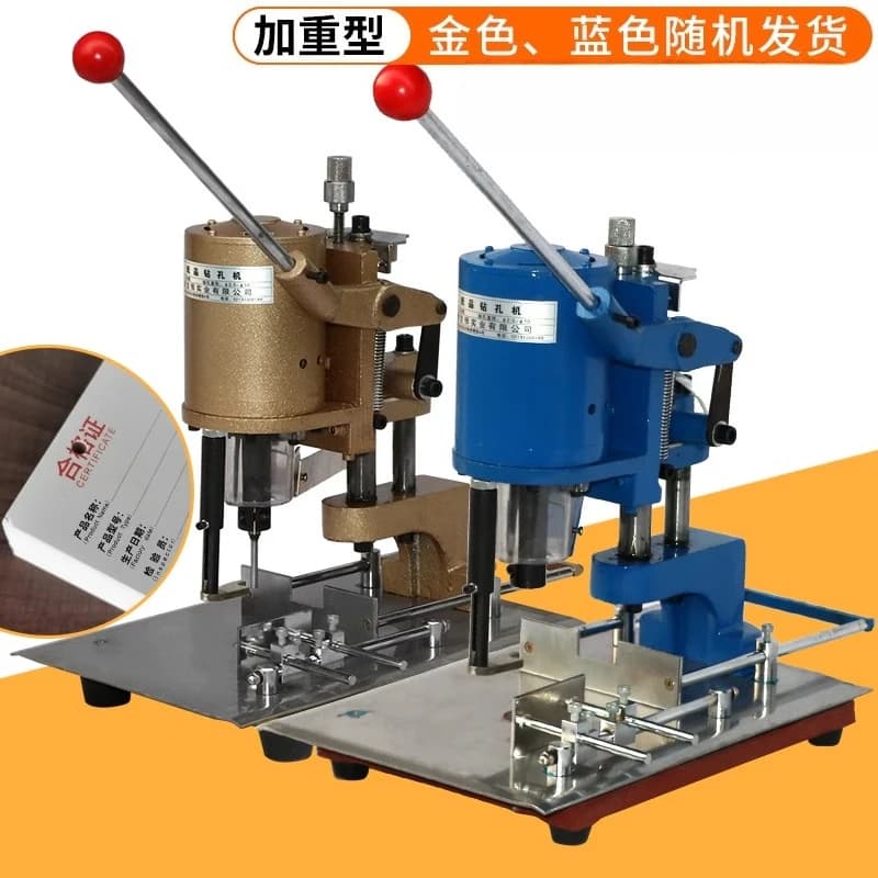 Electric Punching Machine for Labels Portable Punching Machine for Paper Bags Connecting Tote Bag Business Card