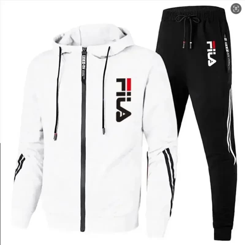 Completo da Uomo 2 Pezzi Primavera/Autunno 2026: Giacca con Zip e Pantaloni Sportivi, Tuta Casual per Jogging, Basket e Fitness