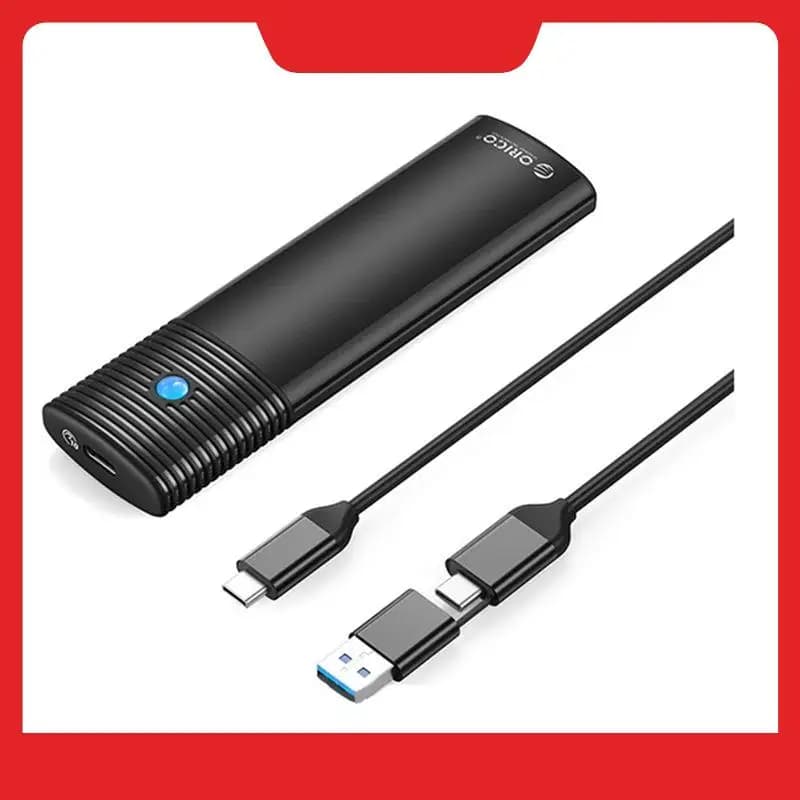 ORICO M. 2 Nvme SATA SSD Custodia 10 Gbps Pcie NGFF USB C 3.2 Gen2 Adattatore esterno portatile Strumento gratuito M2 Nvme Heat