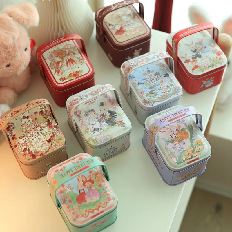10 pieces biscuit boxes, empty tin boxes with lid, storage jars, biscuit metal boxes, candy containers, food storage boxes