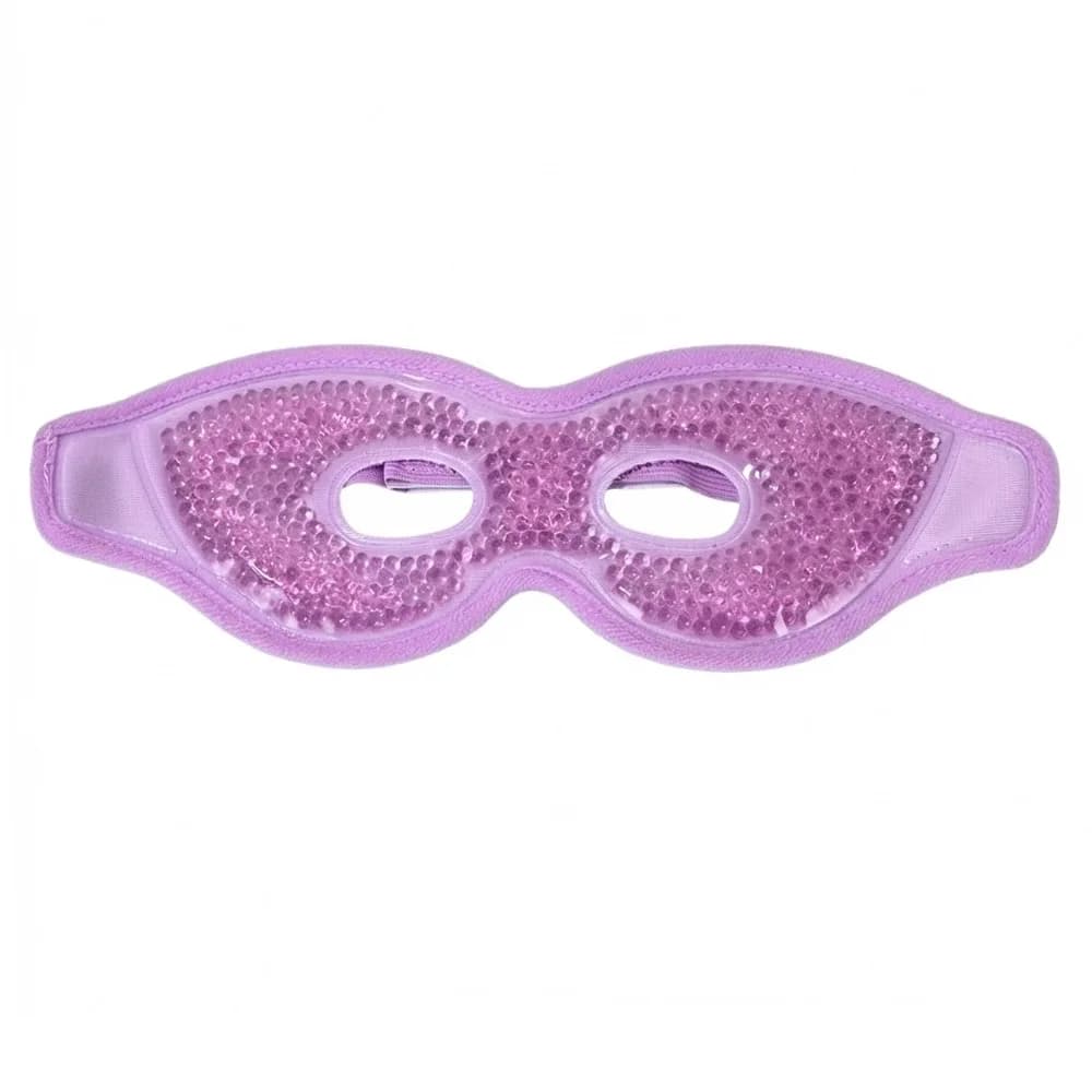 Maschera Oculare in Gel Rinfrescante Riutilizzabile, Impacco Freddo/Caldo in PVC per Occhi Secchi