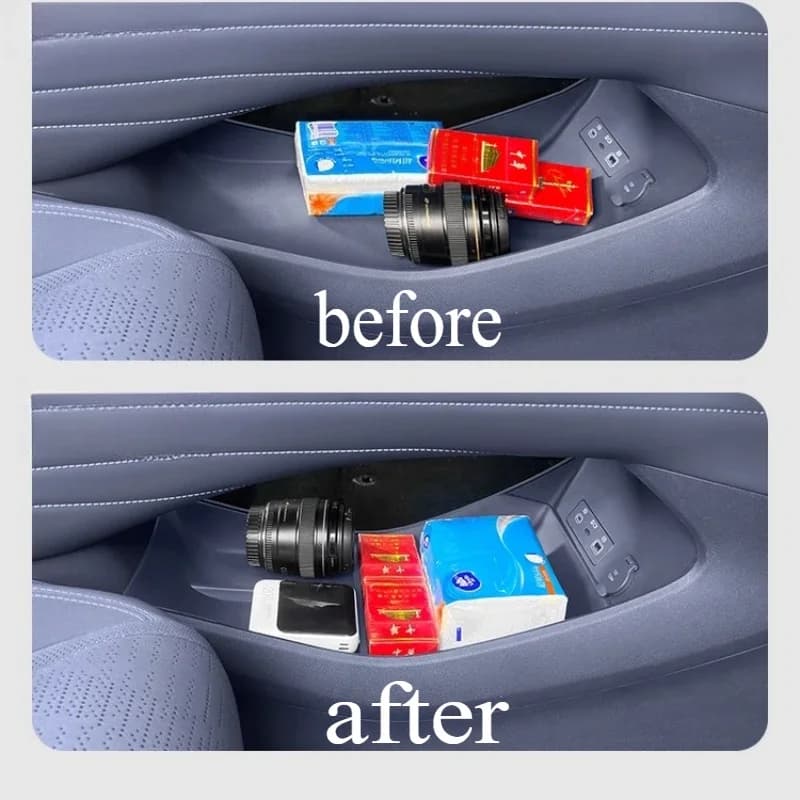 Per BYD Seal 06 GT Scatola portaoggetti inferiore per controllo centrale TPE Scatola portaoggetti impermeabile Forniture automatiche Accessori interni per auto