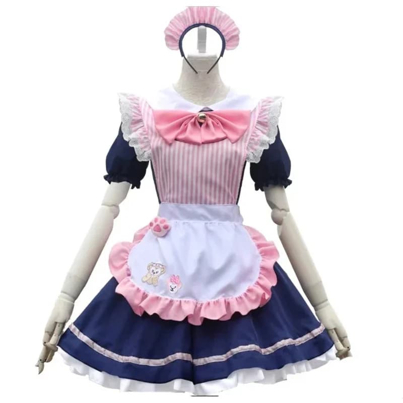 Simpatico vestito da ragazza gatto cosplay Lolita per cameriera cameriera costumi di scena S -5XL NP4662x;4'b,5;y,8