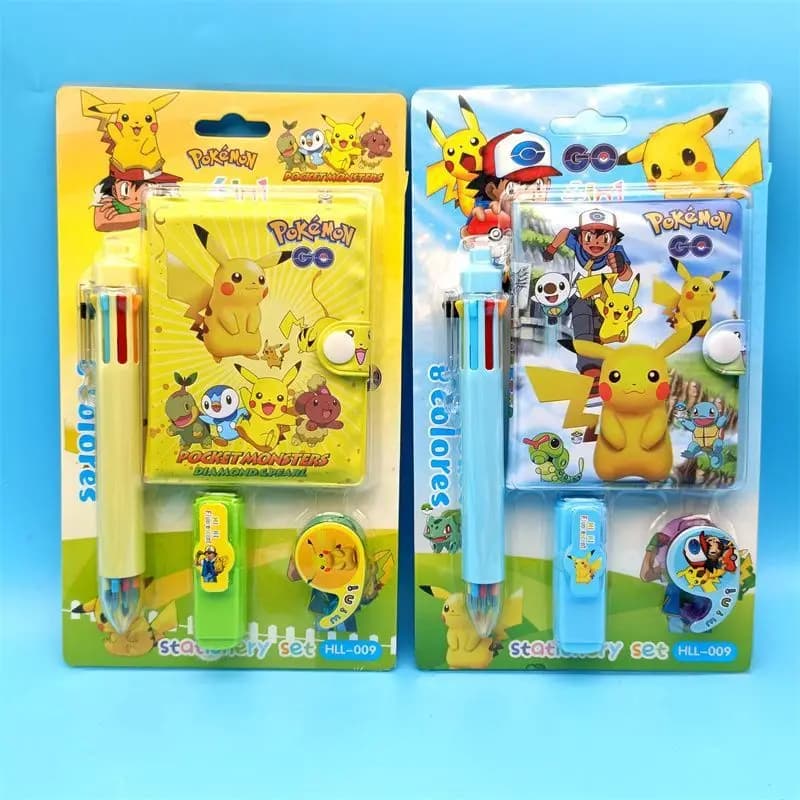 2026@Student stationery, 6-color retractable pen, cute notebook & pen set, pencil, art supplies, kids' back-to-school stationery
