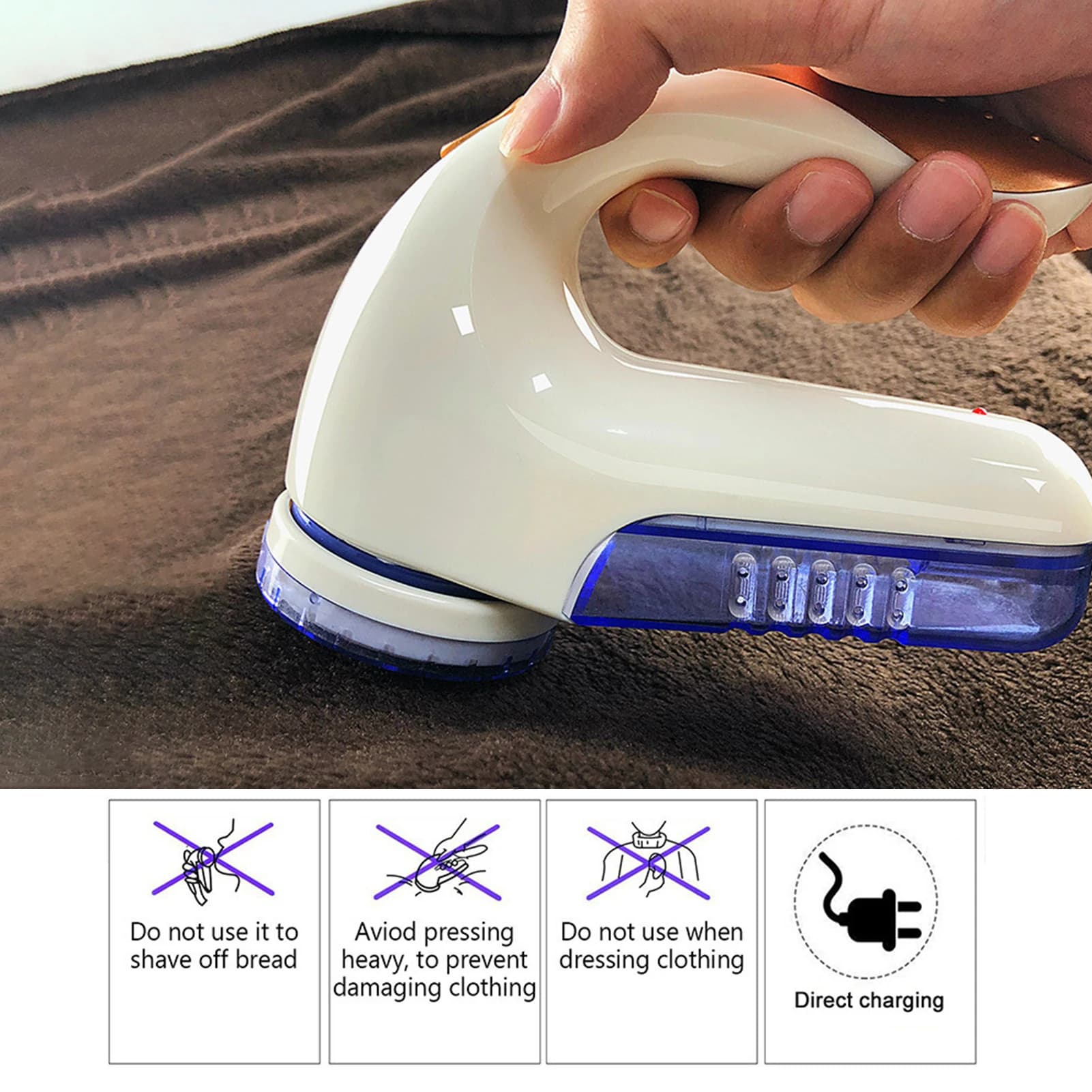 Levapelucchi elettrico per pelucchi, rasoio portatile per pillole in tessuto e defuzzer efficace per maglioni con lama in acciaio inossidabile sostituibile