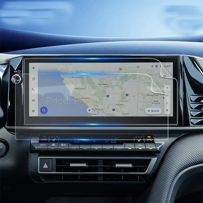 2 pellicole protettive in PET per schermo Toyota Camry XLE XSE 2024 2025 2026 da 12,3 pollici, accessori per navigazione GPS e infotainment auto