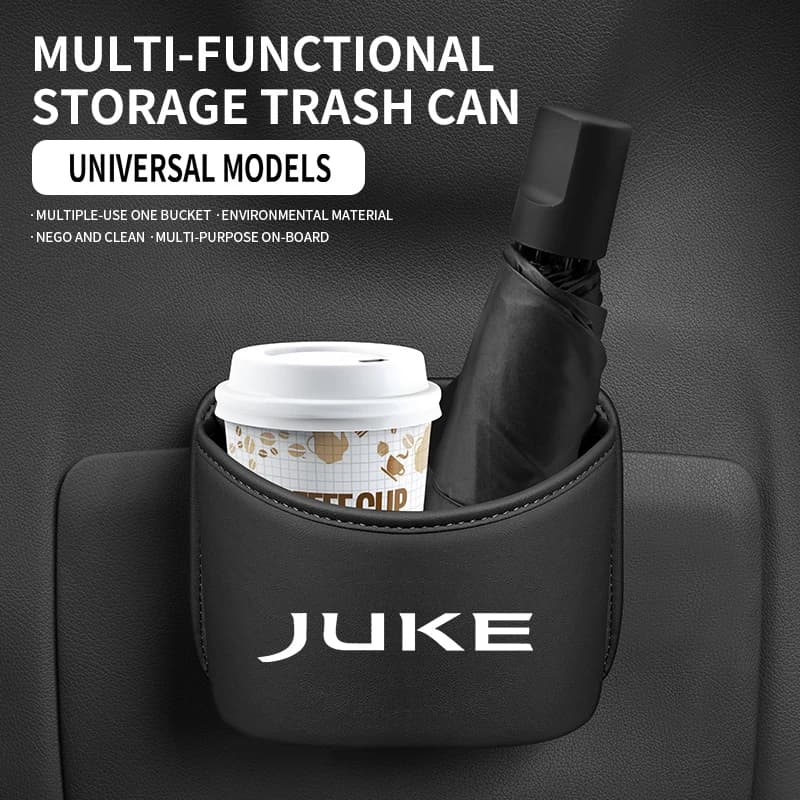 Contenitore portaoggetti per auto, cestino multifunzionale da appendere al retro del sedile, per Nissan Juke, accessori auto universali