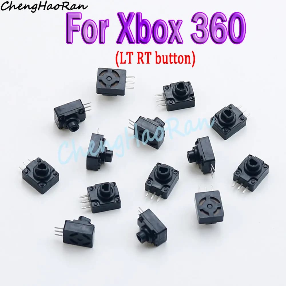 10 pz LT RT Spalle Trigger Pulsante Interruttore Potenziometro Per Xbox 360 Controller LT RT Pulsante di Sostituzione Accessori di Riparazione