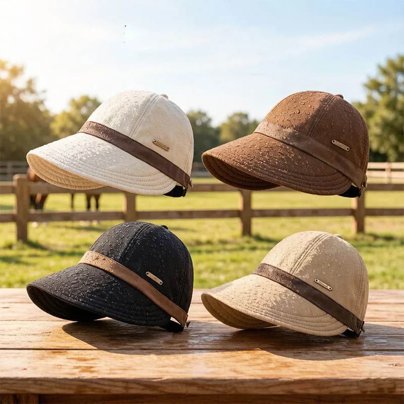 Cappello da Pescatore Estivo Casual a Tesa Larga con Protezione UV, Cappello Sportivo Regolabile per Protezione Solare, Cappello da Sole per Esterni