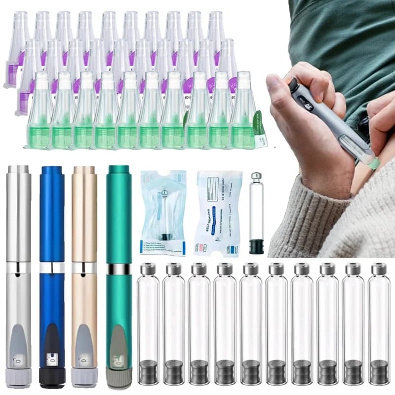 Penna magica per estetica medica per il viso 10-100 pezzi Bottiglia vuota usa e getta per cassetta per iniezione di insulina Lilly Penna per tatuaggio da 3 ml