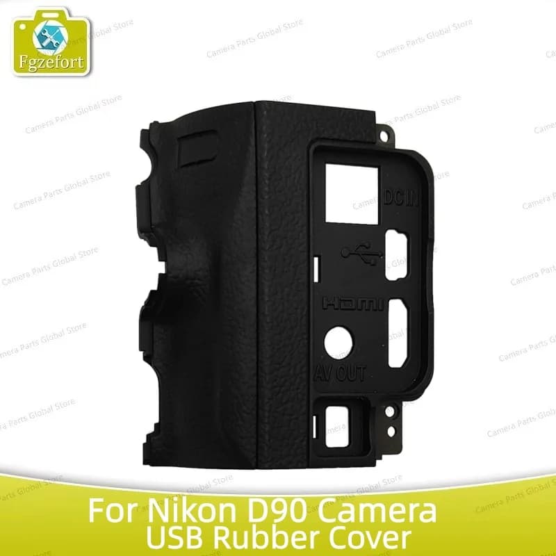 D90 USB Rubber Cover Lid Door HDMI compatible MIC Interface Cover Camera Repair Part for Nikon