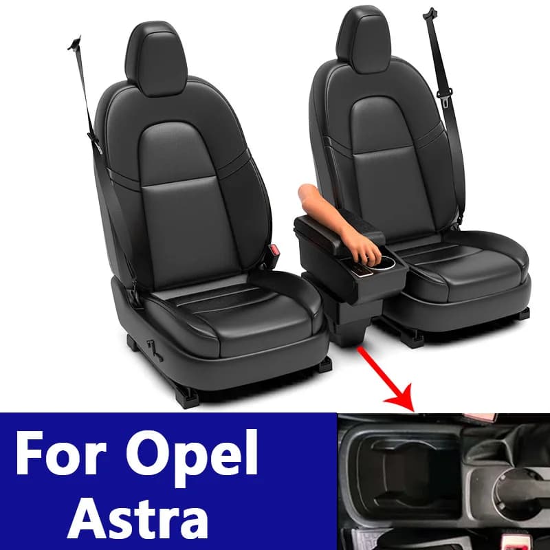 For Opel Astra Armrest Box For Opel Astra J Car Armrest 2012-2020 Storage Box Retrofit part Car Accessorie Easy To Install