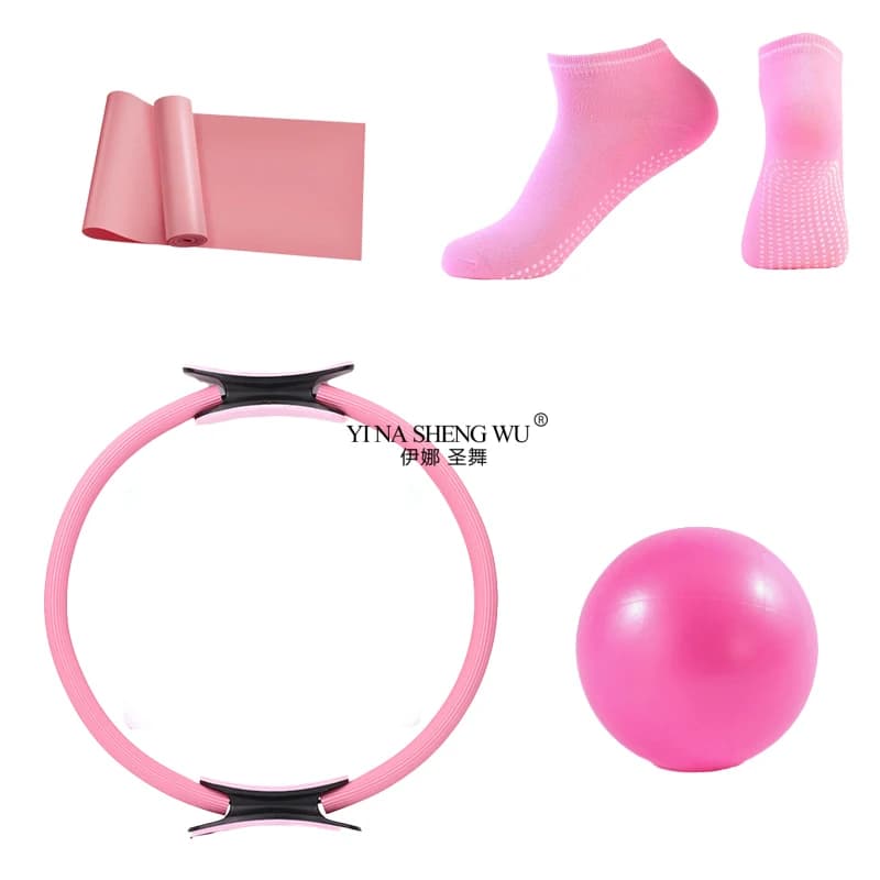 Pilates ring set Set of resistance bands for pilates toning rings Portable Exercise Tool for training for postpartum travel studies in pregnancy