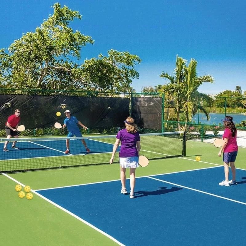 Q39E Racchetta da pickleball in legno con impugnatura ergonomica e durevole