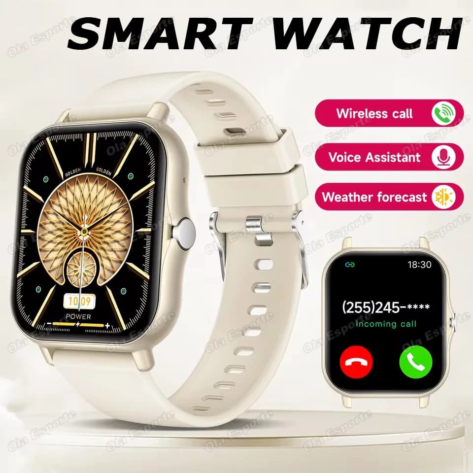 Smartwatch Bluetooth con Schermo Full Touch 2026, Impermeabile IP67, Riproduzione Musicale, Contapassi, Monitoraggio del Sonno, Versione Globale