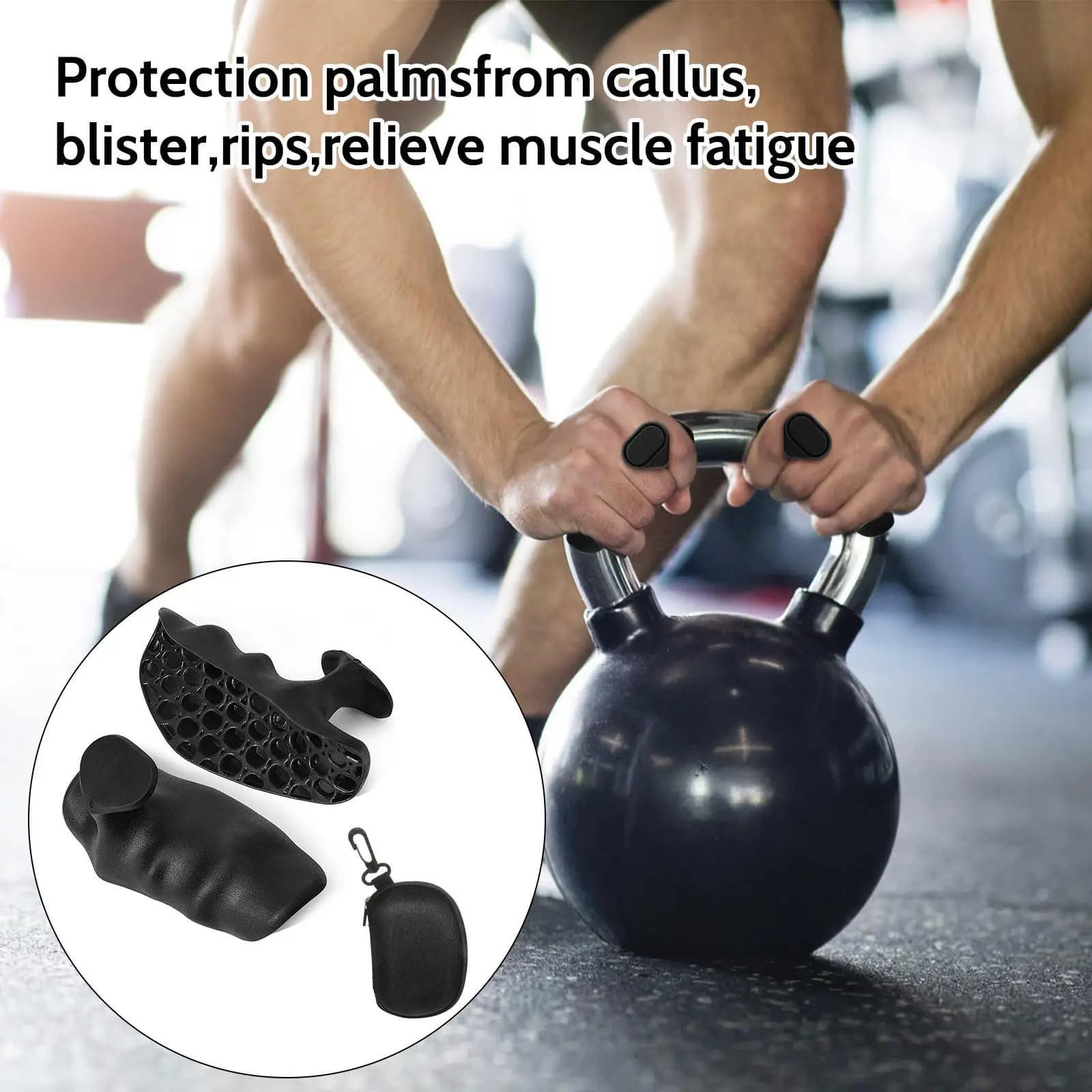 2x weight lifting handles training gloves clamp for hands light protection for bodybuilding gymnastics exercise shoulder straps