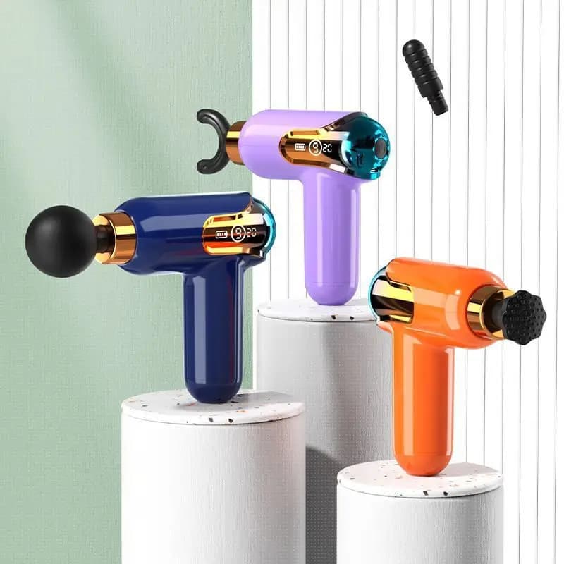 Mini Strap Gun Deep Fabric Massage Gun Portable Muscle Massage Shock Massage Massage Mixer for the whole body Small Silent Back Massage