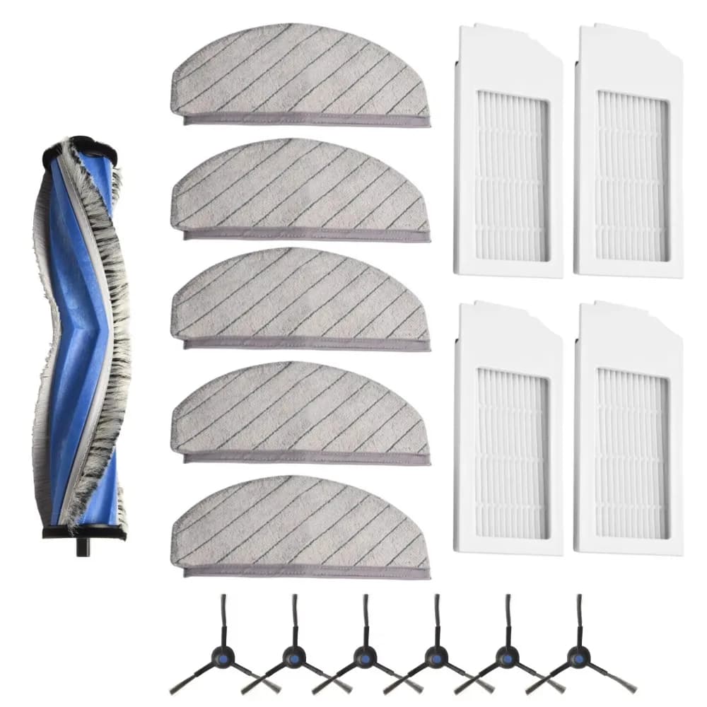 Kit di spazzole principali/laterali, filtri e panni per aspirapolvere Ecovacs Deebot N20 / N20 PLUS / N20 PRO PLUS / Accessori