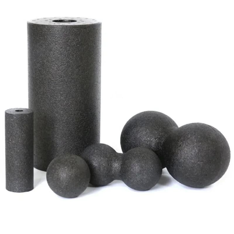5 Pz/set Yoga Massage Foam Strap Yoga Ball Column EPP High Density Roller Fitness and Ball Gamba Back Column Massage Lift From Pain
