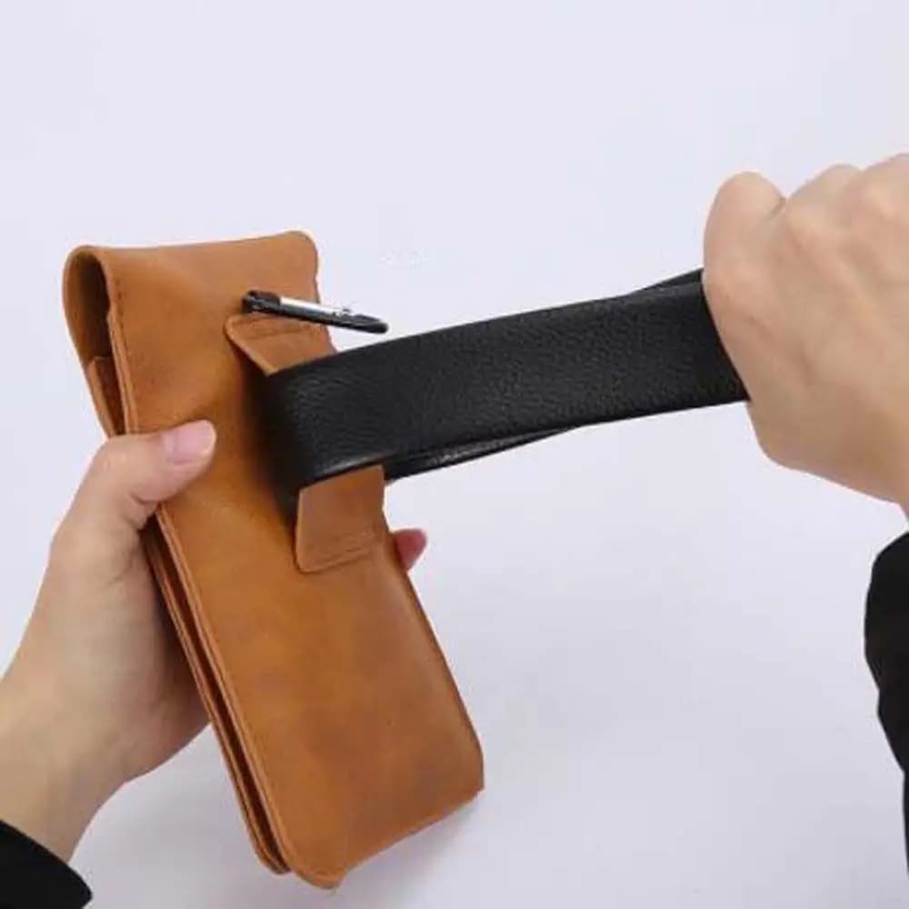 Running bags Belt bag Mobile phone case Outer wallet Waist button with zipper Marsupio cellular door