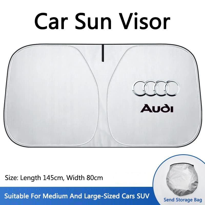 Parasole per Parabrezza Auto, Protezione UV per Audi Sline A1 A3 A4 A5 A6 A7 A8 B8 TT S3 S4 S7 B9 B6 C6 Q2 Q3 Q5 Q7 Q8