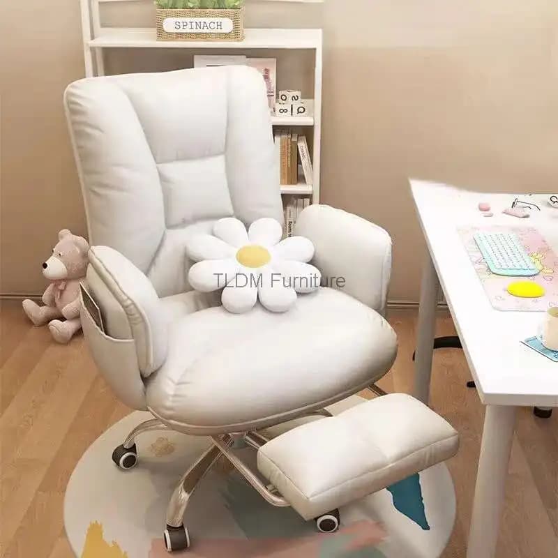 Imbottitura girevole sedia da gioco con schienale ergonomico cuscino reclinabile supporto ascensore cuscino girevole sedia da ufficio sedia da scrivania per computer da gioco