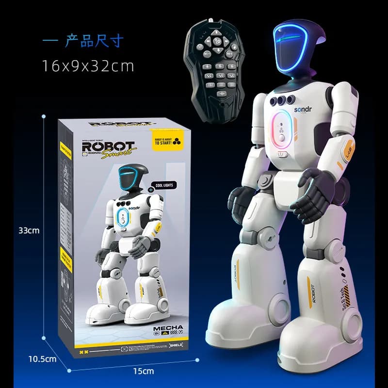 Robot AI Intelligente per Bambini con Funzione di Dialogo, Nuovo Modello 2025, Robot Telecomandato Intelligente, Regalo per Ragazzi
