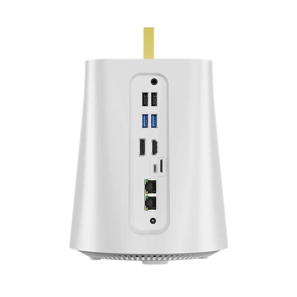 Topton NAS R1 PRO a 2 alloggiamenti Ry-zen 7 5825U N100 Server multimediale di archiviazione collegato alla rete Cloud privata Firewall Router morbido Mini PC