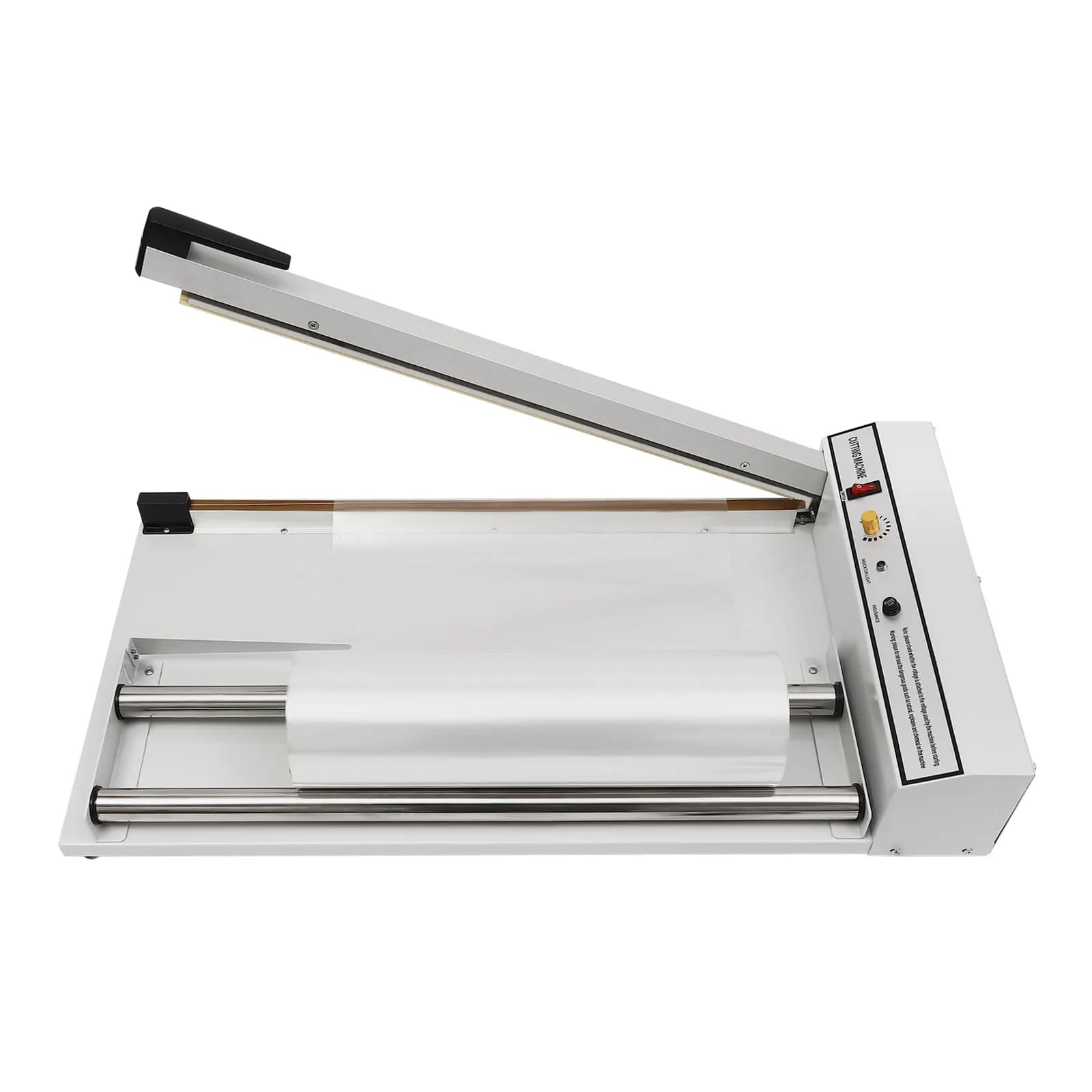 Macchina per Imballaggio Termoretraibile, Sigillatrice Termoretraibile da 530W con Pistola Termica, 572-968 ℉ Macchina Termosaldatrice, Pellicola Termoretraibile 24 Pollici