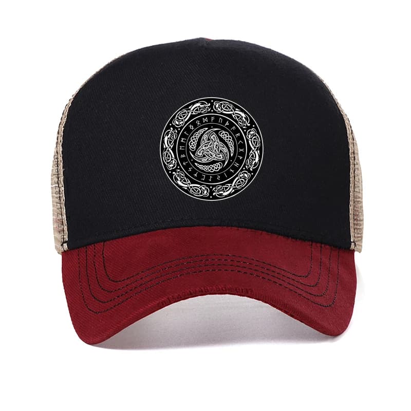Cappello da baseball Vikings Ragnar Lothbrok Skullies Triple Horn Of Odin, cappello estivo in rete traspirante per uomo e donna, stile hip hop.