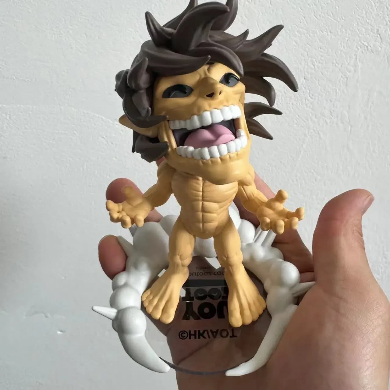 Attacco genuino su Titan The 10th Anniversary Edition Eren Jaeger The foundation Titan Action Figure Model Toys