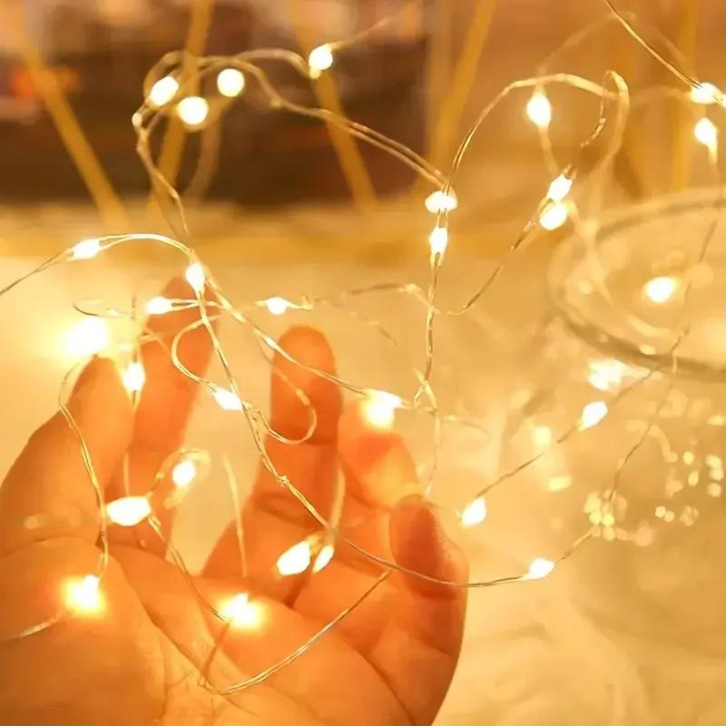 LED String Light 1/2/3/5/10M Waterproof String Lights Christmas Decoration Outdoor Garden Christmas String Lights