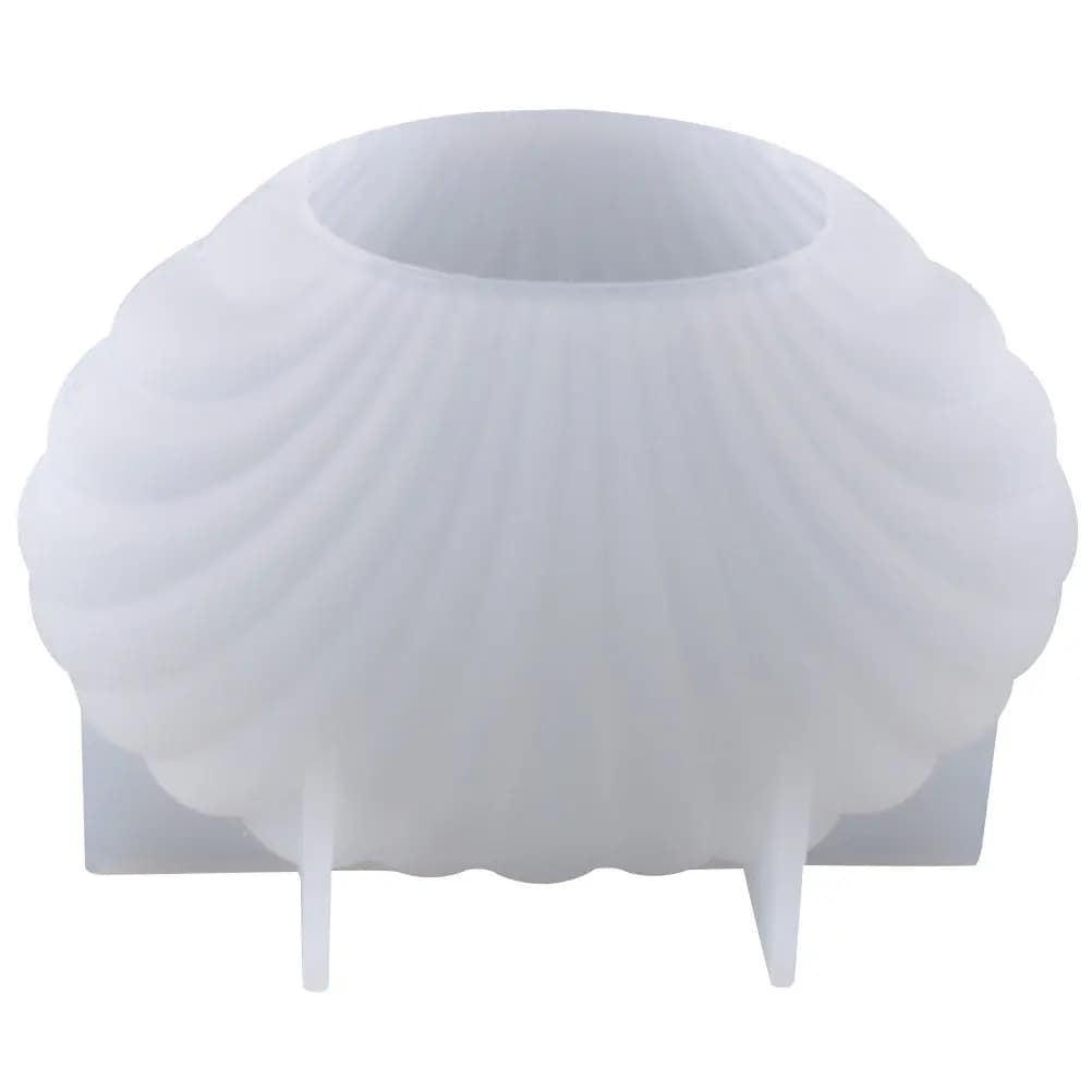 Silicone Reusable Shell Shape Print for Candles Perfume Fai-da-Te, Aromatherapy Cera Stamp