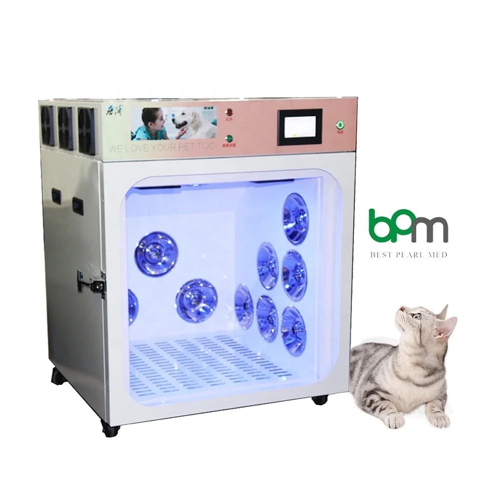 BPM-PD2V Attrezzatura Automatica Asciugatrice per Cani e Gatti, Asciugacapelli per Toelettatura Animali Domestici