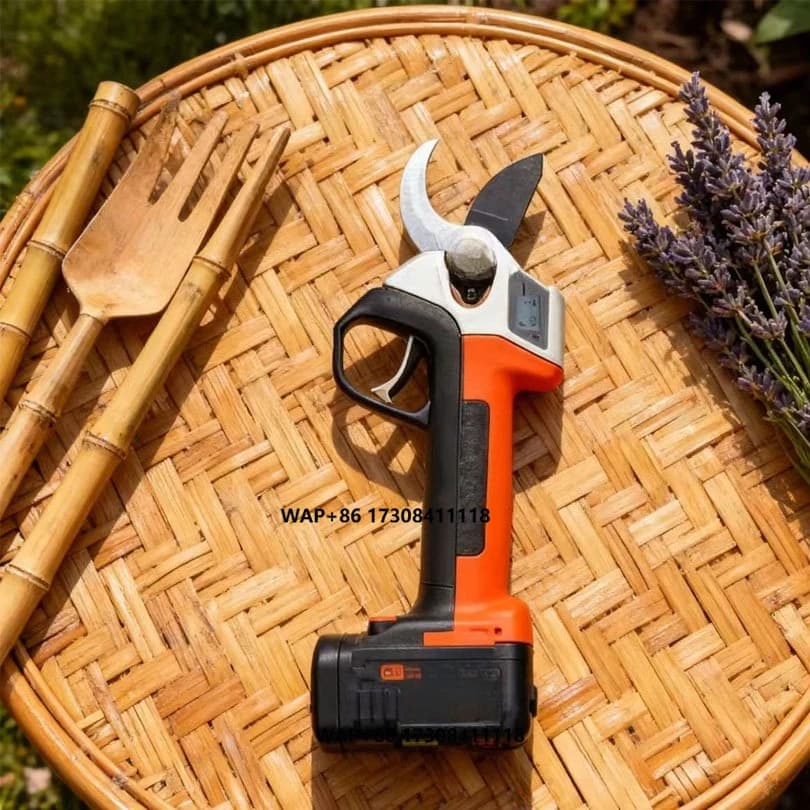 Lithium battery pruning shears Ochard pruning shears with finger protection Garden manual tools
