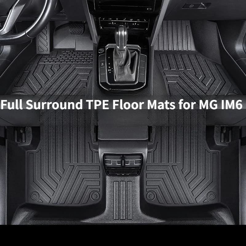 Full Surround TPE Car Floor Mats, Waterproof Wear-resistant Interior Accessories for MG IM6 2025/2026 Custom Floor Mats durable
