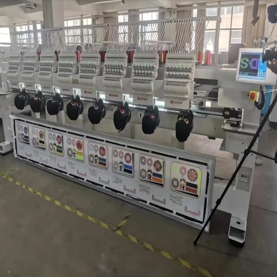 MFGS 1508 Professional 8 Head 15 Multi T Shirt Automatic Industrial Computerized Embroidery Machine Price in Bangladesh