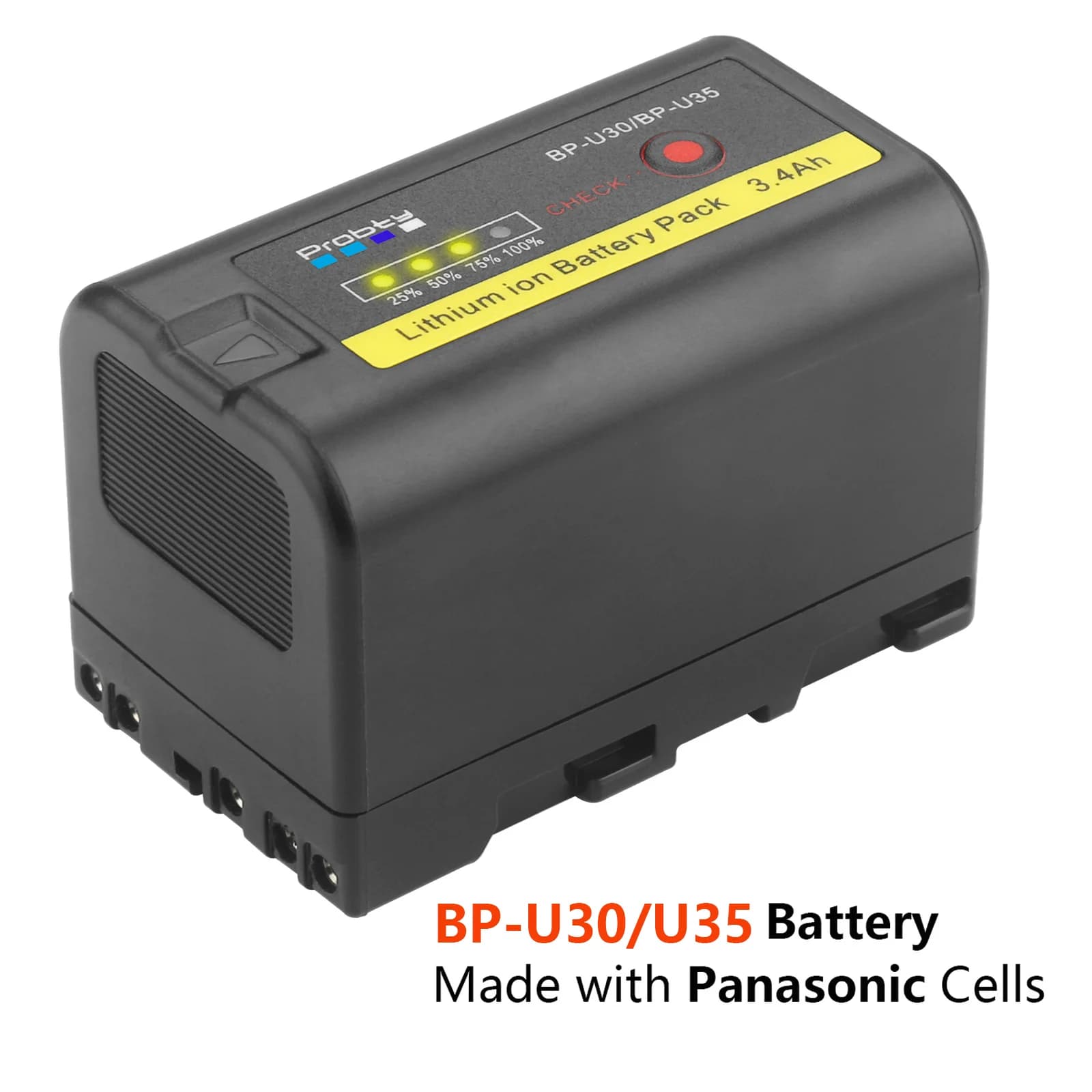 3.4Ah BP-U30 BP U30 BPU30 Batteria O LCD Caricatore rapido per Sony BP U30 U60 U90 PMW EX1 EX3 XDCAM EX PMW 100 150 160 200