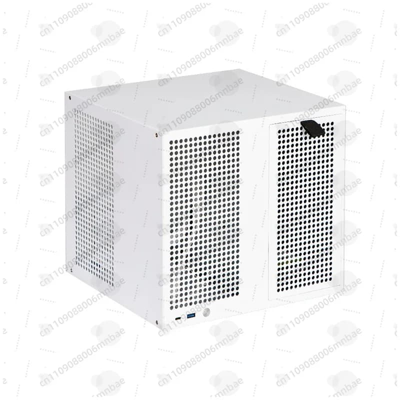 Chassis NAS a 8 dischi con alimentatore ATX, scheda madre MATX e server di archiviazione PCIe a altezza piena